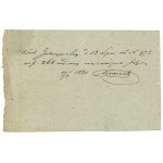 Kingdom of Poland, Receipt, interest on capital 1831 (November Uprising)