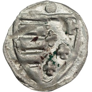 Louis of Hungary (1370-82), undated denarius, Kraków - BEAUTIFUL
