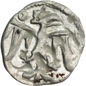 Louis of Hungary (1370-82), undated denarius, Kraków - BEAUTIFUL
