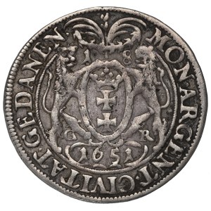 Johannes II. Kasimir, Ort 1651, Danzig