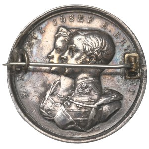 Austria, Medal commemorating the visit of the imperial couple to Hungary in 1857