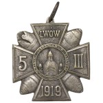 II RP, Ammunition Explosion Badge at Chernivtsi Railway Station - numbered