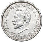 Lietuva, 10 Lit 1938, Smetona