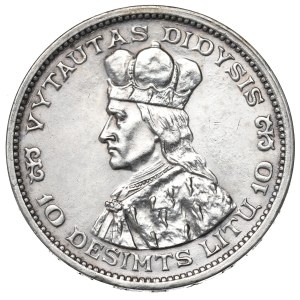 Lithuania, 10 litu 1936