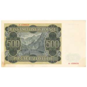 GG, 500 zlotys 1940 A
