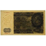 GG, 500 zlotys 1940 A