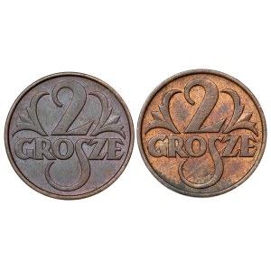 Seconda Repubblica, serie di 2 penny 1935-36