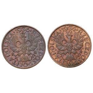 Seconda Repubblica, serie di 2 penny 1935-36