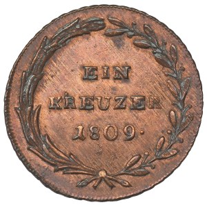 Austria, Tyrol, 1 kreuzer 1809