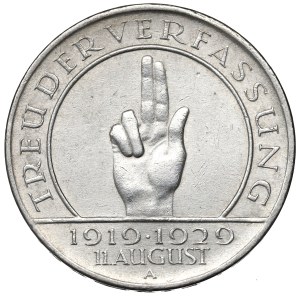 Deutschland, Weimarer Republik, 3 Mark 1929 A