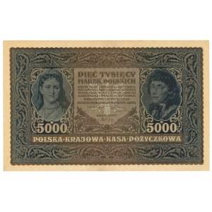 II RP, 5000 polnische Mark 1920 III SERJA A