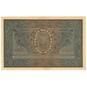 II RP, 5000 polnische Mark 1920 III SERJA A