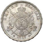 France, 5 francs 1867
