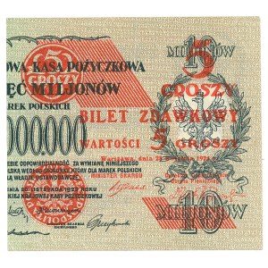 II RP, 5 groszy 1924 - moitié droite