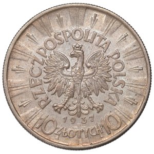 II Republic of Poland, 10 zloty 1937 Pilsudski