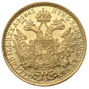 Austria (Galicia), Franz Joseph, Ducat 1863, Alba Iulia