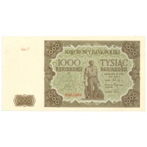 PRL, 1000 zloty 1947 F