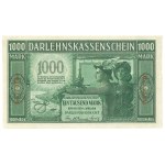 Kaunas, 1000 marks 1918, RARE 7-digit numbering
