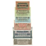 Poznań, Kowno, set of 6 banknotes