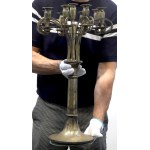 Austria, Monumental eight-arm candelabra made in silver
