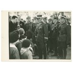 II RP, Photo Rydz-Smigly with officers of SGO Silesia