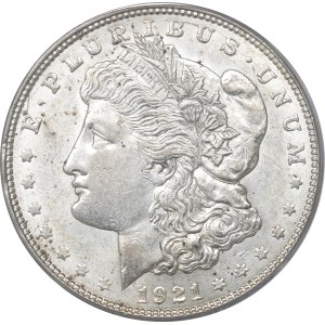 USA, Morgan dollar 1921 D - ICG MS61