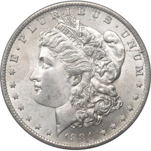 USA, Morgan dollar 1884 O - ANACS MS63