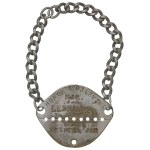 PSZnZ, Identification bracelet of intelligence officer - Major Jan Lesniak