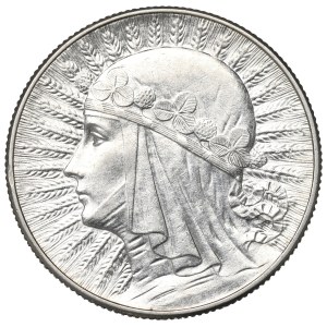 II RP, 5 Zloty 1933 Kopf einer Frau