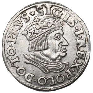 Sigismund I, 3 groschen 1536, Danzig