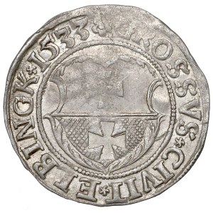 Sigismund I the Old, Groschen 1533, Elbing