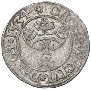 Sigismund I, Groschen 1534, Danzig