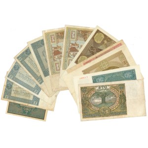 Set of Polish banknotes - 12 pcs.