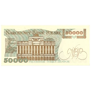 PRL, 50,000 zlotys 1989 A