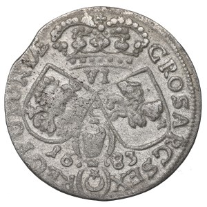 John III, 6 groschen 1683, Cracow