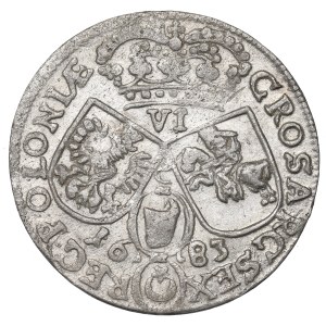 John III, 6 groschen 1683, Cracow