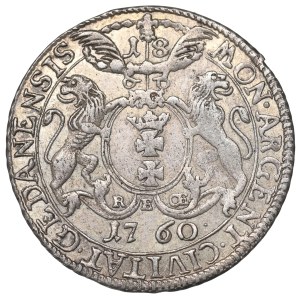Germany, Friedrich August II, 18 groschen 1760, Danzig