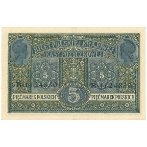 GG, 5 mkp 1916 B - Ticket General -