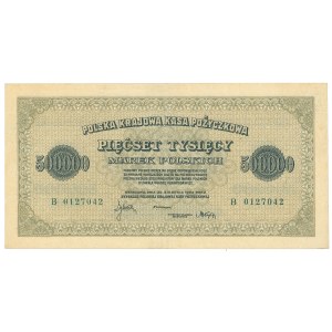 Second Polish Republic, 500,000 Polish marks 1923 B