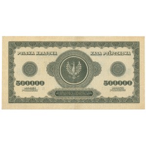 Second Polish Republic, 500,000 Polish marks 1923 B