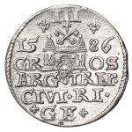 Stephen Bathory, 3 groschen 1586, Riga