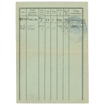 II RP, Legitimation of Rifleman Badge of 4th Heavy Artillery Regiment Lodz.