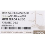 Netherlands, Holland, Silver ducat 1694 - NGC AU50