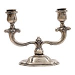 Germany, Silver candelabra MH Wilkens & Sohne, Bremen