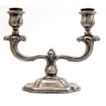 Germany, Silver candelabra MH Wilkens & Sohne, Bremen