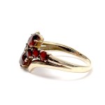 Europe, Gold ring with garnets