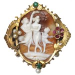 Europe, Antiqued Brooch - AMAZING
