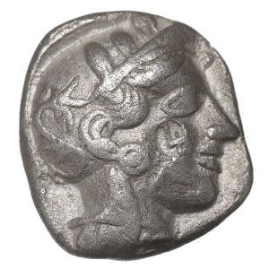 Grécko, Attika, Atény, Tetradrachma asi 440-404 pred n. l. - Sova