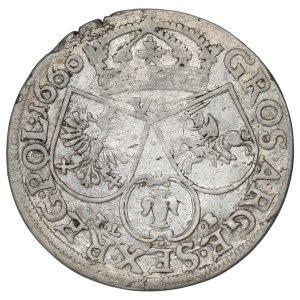 John II Casimir, 6 groschen 1660, Cracow