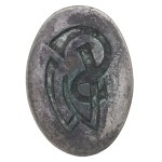 SW initial personal typeface - silver